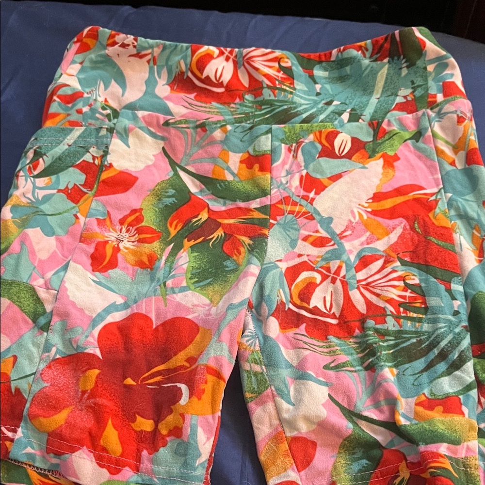 Floral Tropical Print Shorts